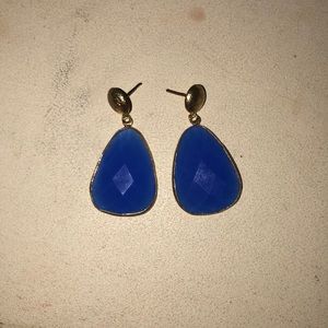 Cobalt blue Anthropologie earrings